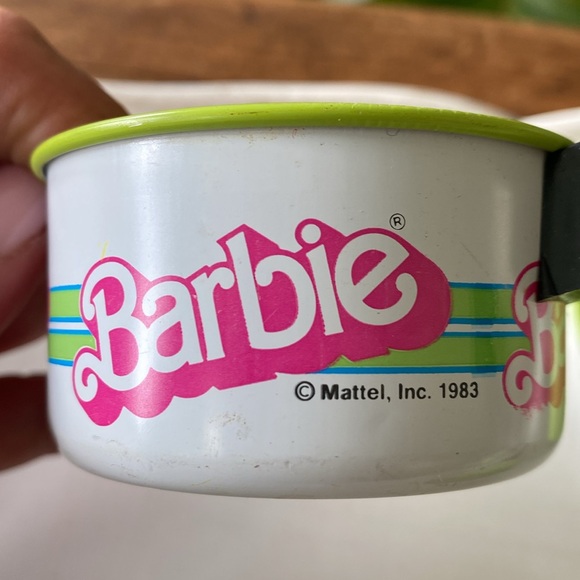 1983 Barbie Child Cook-n-Serve Playset of Dishes, Pots and Pans. Four of each. - Picture 6 of 12